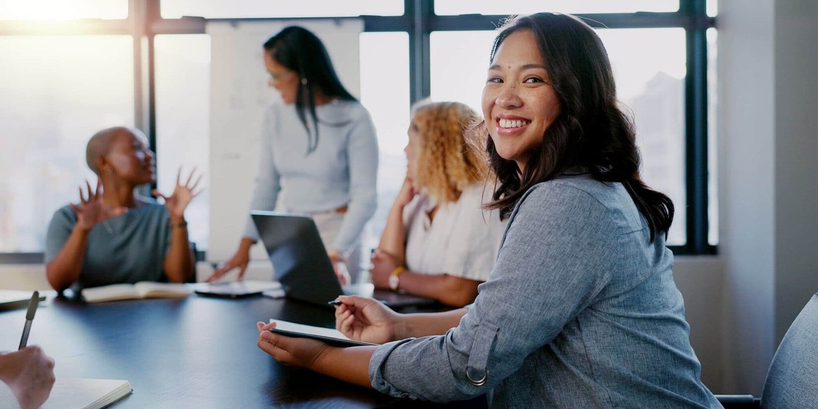 Geschäftsbesprechung im Büro